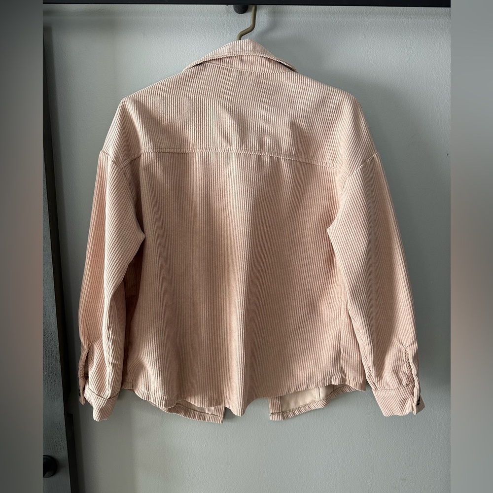 Corduroy shacket